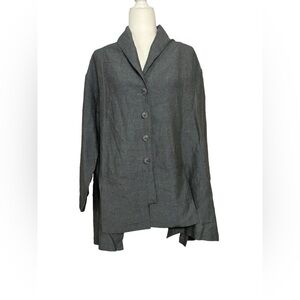 Spiritticuse  Linen Mid Length Jacket XL